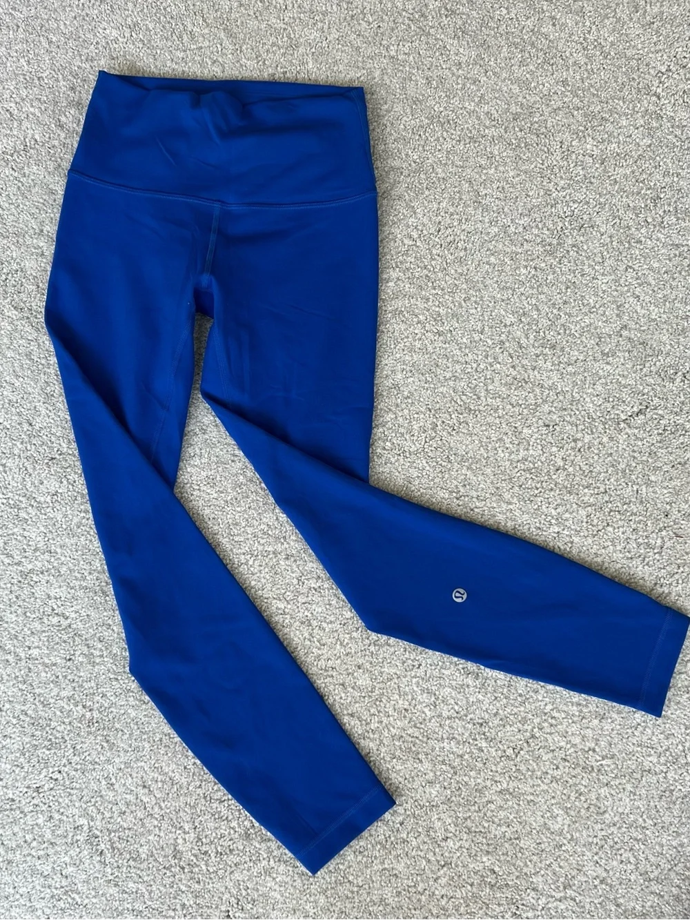 lululemon athletica Royal Blue Ankle-Length Performance Leggings